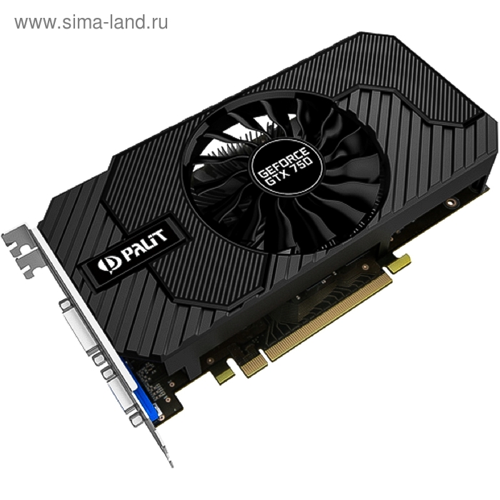 Видеокарта Palit GeForce GTX 750 StormX OC, 1G,GDDR5,1087/5010,OEM - Фото 1