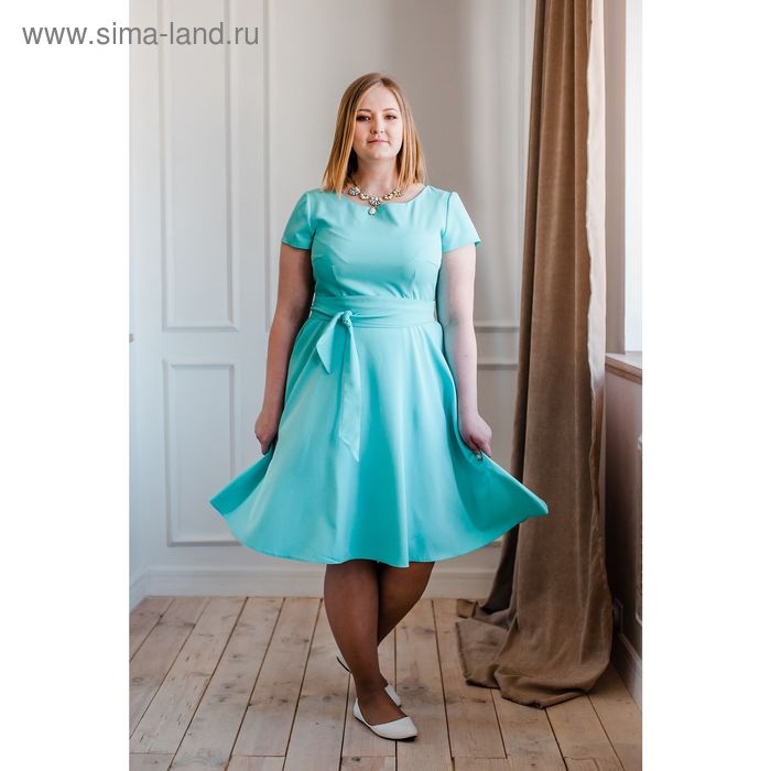Платье женское Vera Nicco 15731, размер 48 (L), рост 168 см, цвет голубой - Фото 1