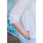 Блуза женская Vera Nicco, размер 50 (XL), рост 168 см, цвет молочный (арт. 1596 С+) - Фото 3