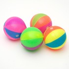 Мячик светящийся для собак "Цирковой", TPR, 6,5 см, микс цветов - фото 8281890
