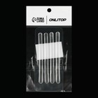 Полоски под ремешки, на клеевой основе, набор - 4 шт., силиконовые, 9.5×0.7 см, прозрачные - Фото 11