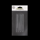 Полоски под ремешки, на клеевой основе, набор - 4 шт., силиконовые, 9.5×0.7 см, прозрачные - Фото 12