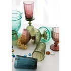 Креманка стеклянная Magistro «Ла-Манш», 350 мл, 12×10,5 см, цвет розовый - фото 4557620