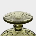 Креманка стеклянная Magistro «Круиз», 350 мл, d=12 см, цвет зелёный - фото 4557628