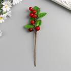 Декор для творчества, веточка с 7-ю ягодками, 20×5 см - Фото 2