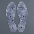 Стельки для обуви, универсальные, с магнитами, массажные, дышащие, р-р RU до 41 (р-р Пр-ля до 42), 26.5 см, пара, прозрачные - Фото 2