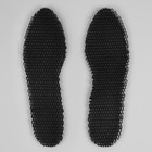 Стельки для обуви, универсальные, 36-41 р-р, пара, цвет чёрный - Фото 3