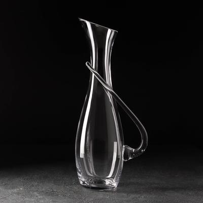 Декантер «Грюнер», 1.3 л, 15.5×11×37 см, с ручкой, стекло, прозрачный