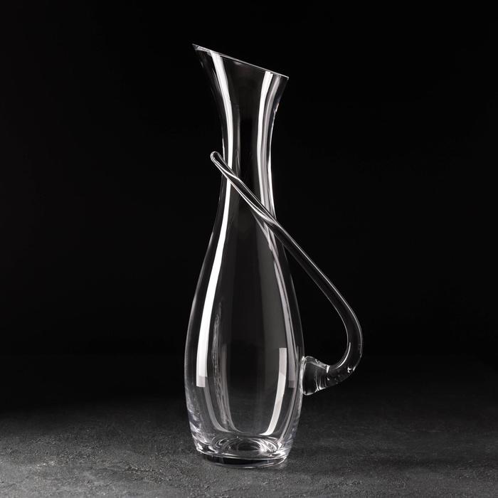 Декантер «Грюнер», 1.3 л, 15.5×11×37 см, с ручкой, стекло, прозрачный