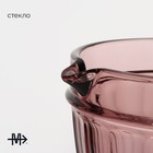 Кувшин стеклянный Magistro «Ла-Манш», 1,1 л, цвет розовый - Фото 2