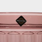 Кувшин стеклянный Magistro «Ла-Манш», 1,1 л, цвет розовый - Фото 5