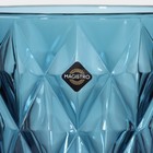 Кувшин стеклянный Magistro «Круиз», 1,1 л, цвет синий - Фото 4