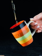 Кружка Доляна «Индия», 300 мл, керамика, оранжевая - Фото 6