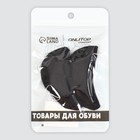 Вставки для уменьшения размера обуви, мягкие, пара, чёрные - Фото 6