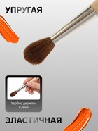 Кисть для рисования, пони, № 8, Calligrata, круглая, деревянная ручка - Фото 2