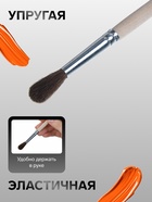 Кисть для рисования, пони, № 5, Calligrata, круглая, деревянная ручка - Фото 2