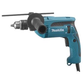 Дрель ударная Makita HP1640K 680Вт патрон:кулачковый реверс (кейс в комплекте) 1482300