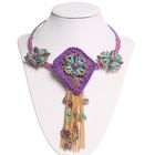 Колье «Этника», крупное, цвет фиолетовый - Фото 1