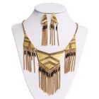 Набор 2 предмета: серьги, колье «Мифы Египта», цвет черный в чернёном золоте - Фото 1