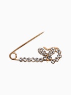 Булавка «Бабочка», 4 см, белая в золоте - Фото 2