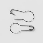 Булавки с круглым концом, 22 мм, 100 шт., цвет серебряный - Фото 2