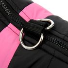 Куртка на синтепоне, размер XL (ОГ 53 см, ДС 39 см), чёрная с розовым - Фото 4