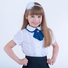 Блузка для девочек, рост 152-158 см возраст 12 лет, цвет белый - Фото 1