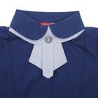 Блузка для девочек, рост 152-158 см возраст 12 лет, цвет синий - Фото 2