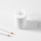Нитки 35ЛЛ, 2500 м, цвет белый №0101 - Фото 3
