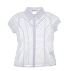 Блузка для девочек, рост 158-164 см, возраст 13 лет, цвет белый - Фото 1