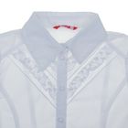 Блузка для девочек, рост 158-164 см, возраст 13 лет, цвет белый - Фото 2