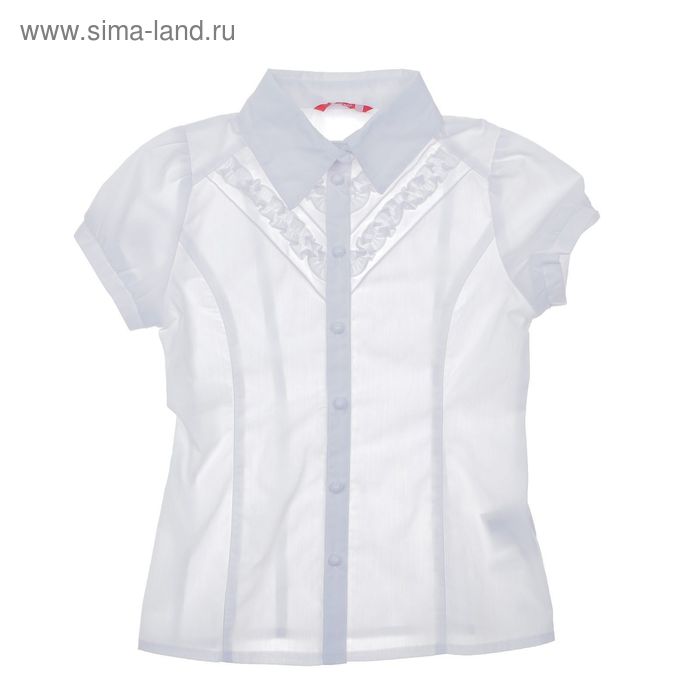 Блузка для девочек, рост 164 см, возраст 14 лет, цвет белый - Фото 1