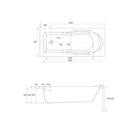 Ванна Cersanit Santana, 160×70, без ножек, цвет белый - Фото 12