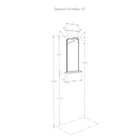 Зеркало AQUATON Колибри 45 левое 1A065302KO01L - Фото 2