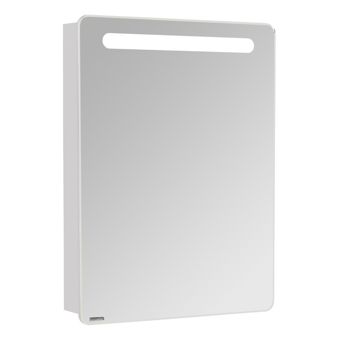 Зеркало – шкаф для ванной комнаты AQUATON «Америна 60», правый, 606×140×810 мм, цвет белый - Фото 1