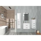 Зеркало – шкаф для ванной комнаты AQUATON «Америна 60», правый, 606×140×810 мм, цвет белый - Фото 2