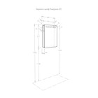 Зеркало – шкаф для ванной комнаты AQUATON «Америна 60», правый, 606×140×810 мм, цвет белый - Фото 4