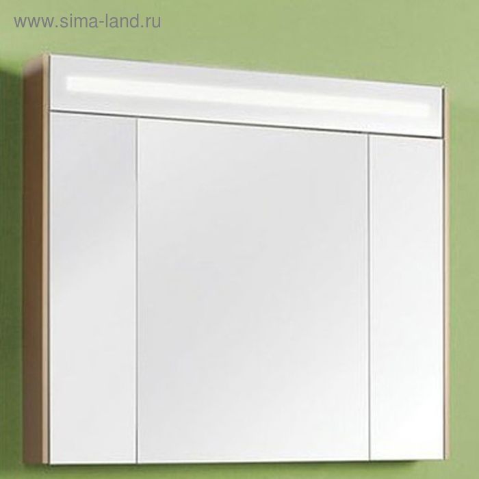 Зеркало-шкаф «Блёнт 100», цвет кремовый - Фото 1