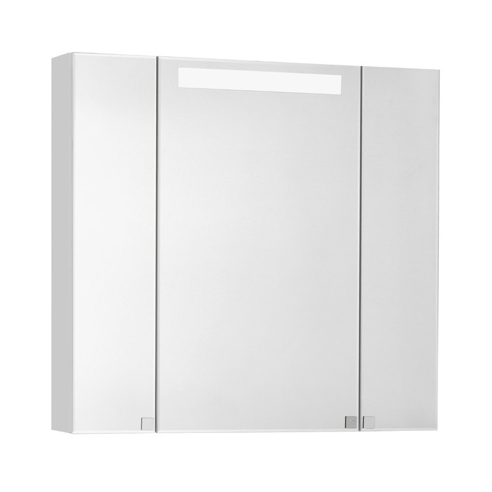 Зеркальный шкаф AQUATON Мадрид 80 М со светильником белый 1A175202MA010 - Фото 1
