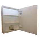 Зеркало шкаф Comforty Диана 60 для ванной комнаты, цвет белый глянец - Фото 3