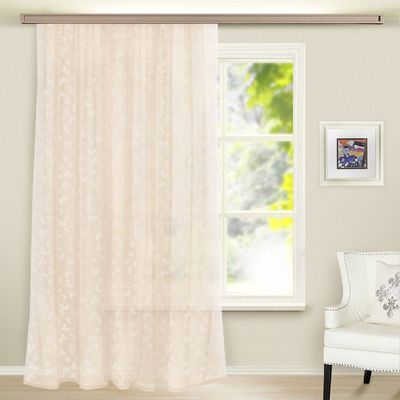 Штора вуаль с тиснением МИКС, ширина 300 см, высота 260 см, цвет молочный