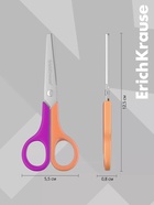 Ножницы детские 12.5 см, ErichKrause FunCut Space Animals, с закруглёнными концами лезвий, МИКС - Фото 3