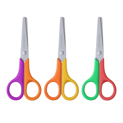 Ножницы детские 12.5 см, ErichKrause FunCut Space Animals, с закруглёнными концами лезвий, МИКС