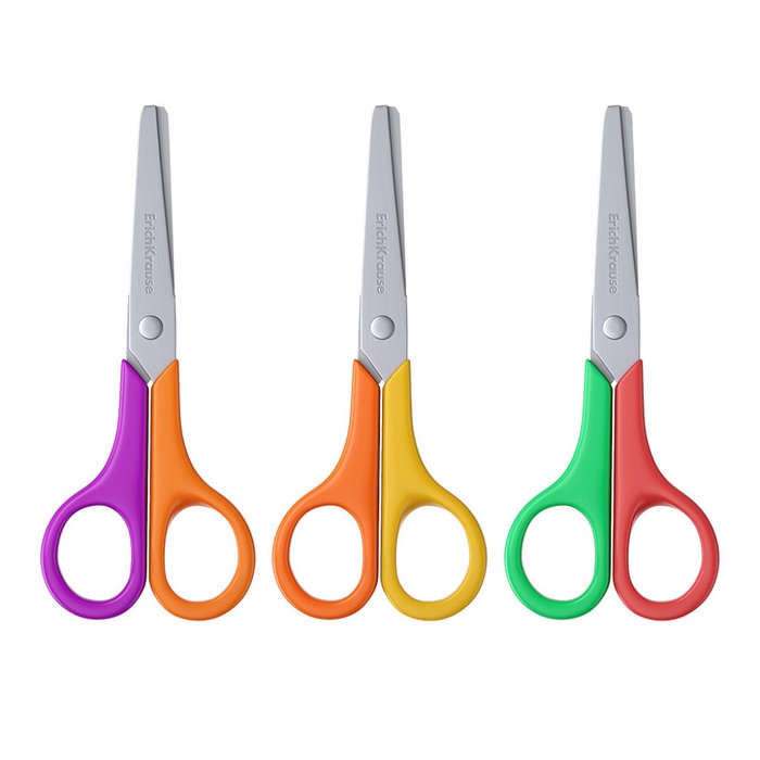 Ножницы детские 12.5 см, ErichKrause FunCut Space Animals, с закруглёнными концами лезвий, МИКС - Фото 1