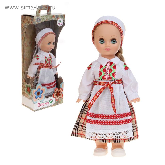 Кукла "Элла" в белорусском костюме, 35 см - Фото 1