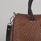 Сумка женская, отдел на молнии, наружный карман, цвет коричневый - Фото 4