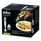 Блендер Braun MQ 320 Pasta, 550 Вт, 2 скорости, 2 насадки, погружной - Фото 2