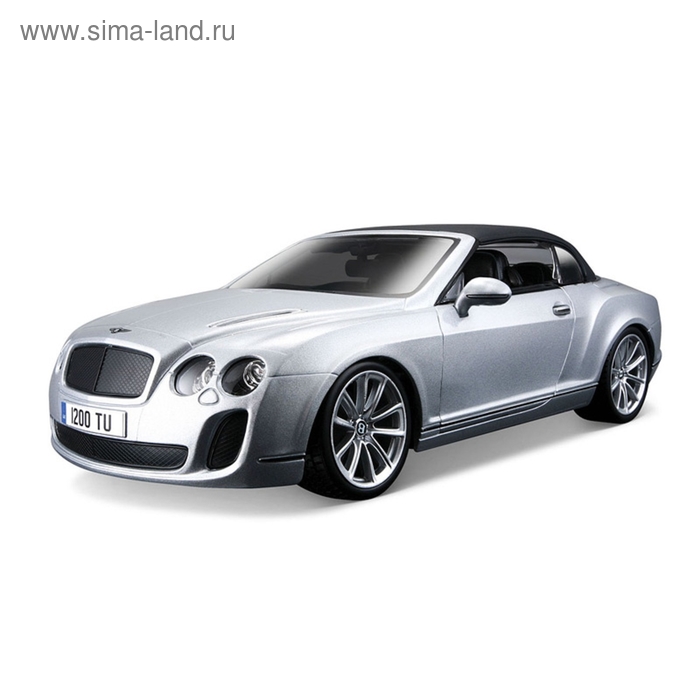 Машинка коллекционная Bburago Bentley Continental Supersports, масштаб 1:18, металлическая - Фото 1