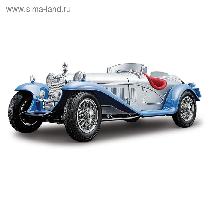 Коллекционная машинка Alfa R. 8C 2300 Spider Touring (1932), масштаб 1:18, металлическая, цвет МИКС - Фото 1