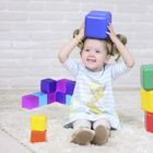 Набор цветных кубиков, 9 штук 6 × 6 см - Фото 5
